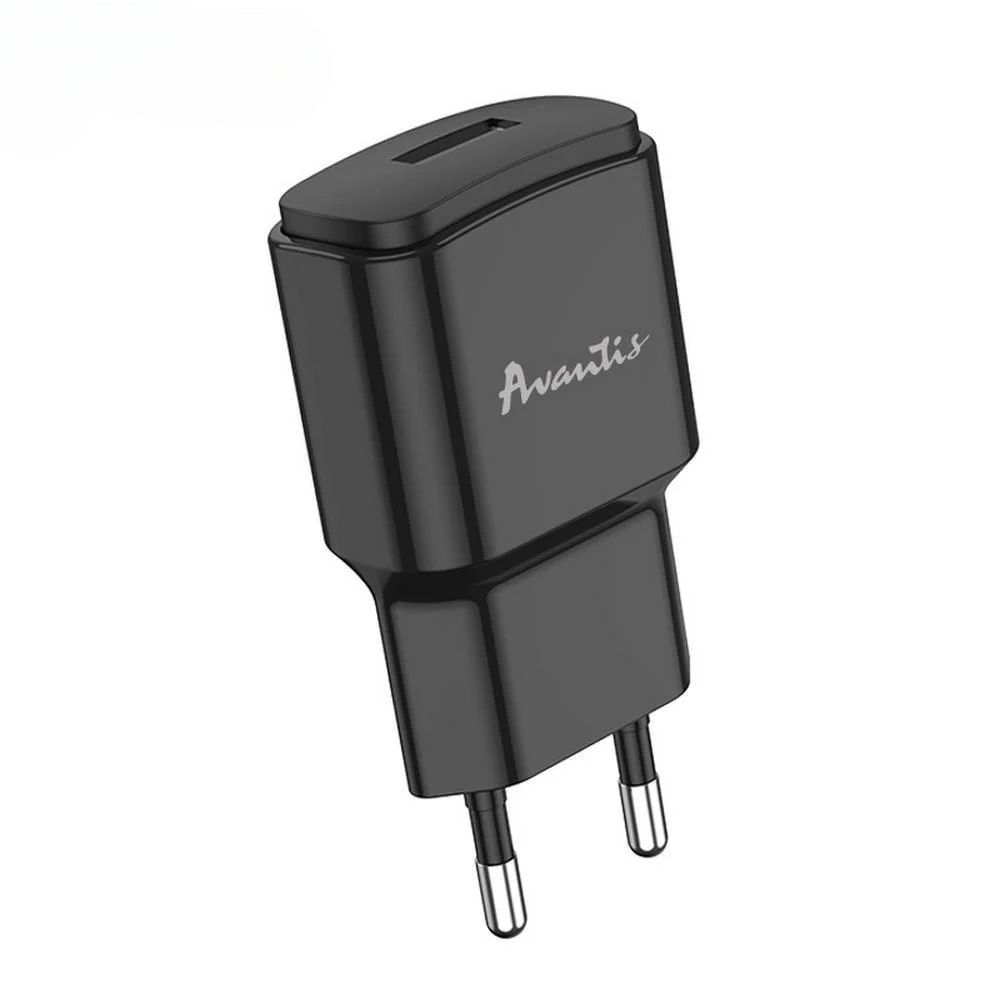 Мережевий зарядний пристрій Avantis A480 Orion 1USB/2,1A Чорний (844465)