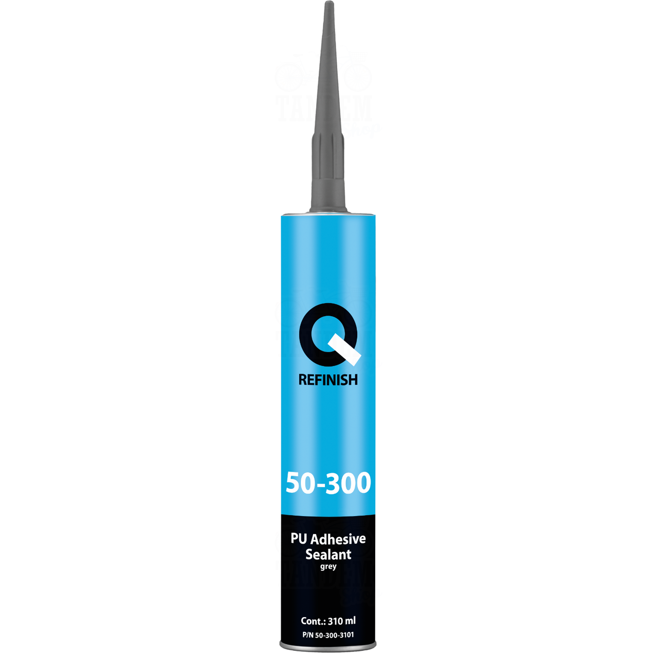 Клей-герметик полиуретановый Q-REFINISH 50-300 PU 290 мл Серый