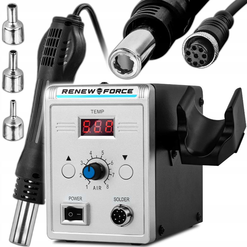 Паяльна станція Renew Force 700 Вт - фото 8 Паяльна станція Renew Force 700 Вт - фото 8