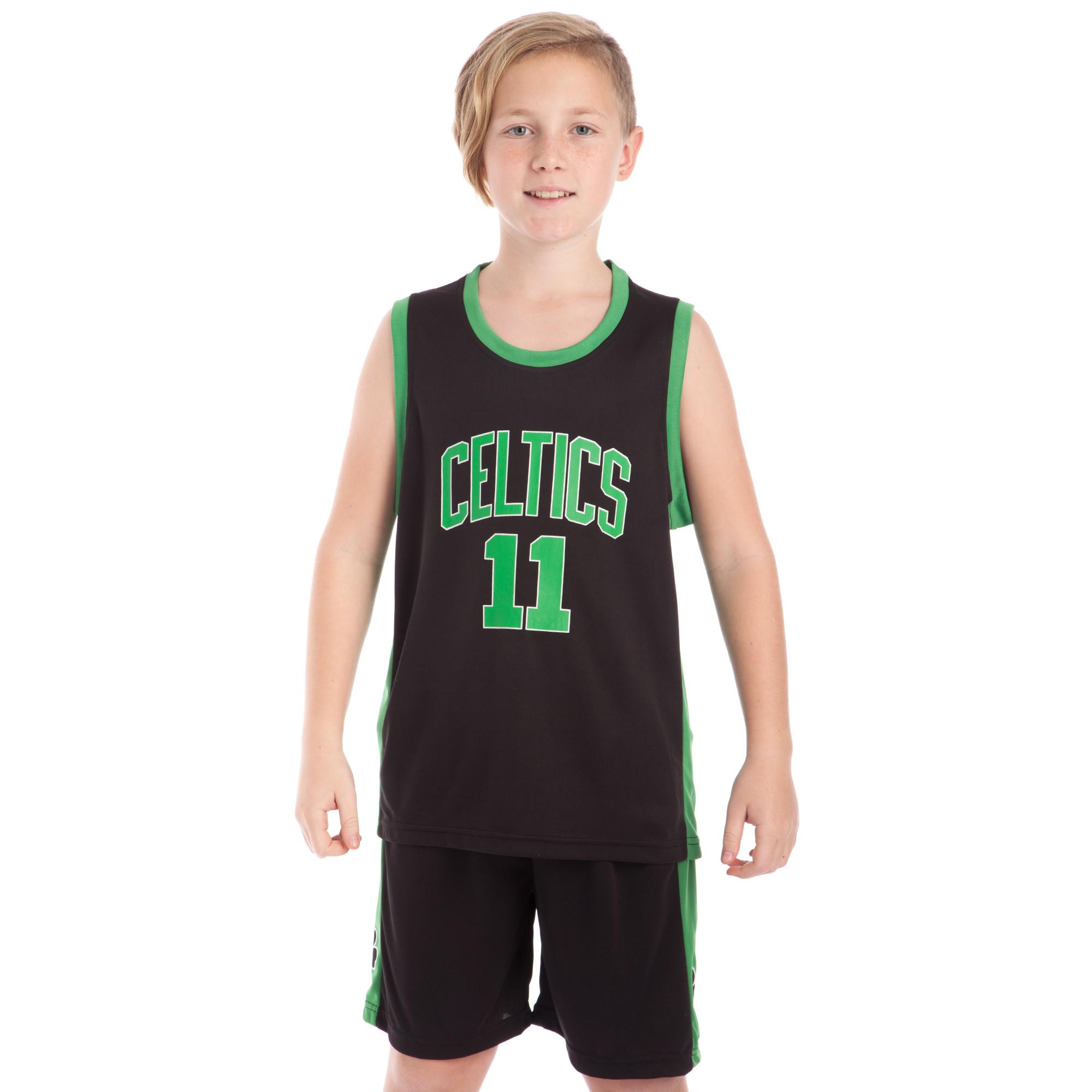 Форма баскетбольная подростковая NB-Sport NBA CELTICS 11 XL 13-16 лет Черно-зеленый(BA-0967)