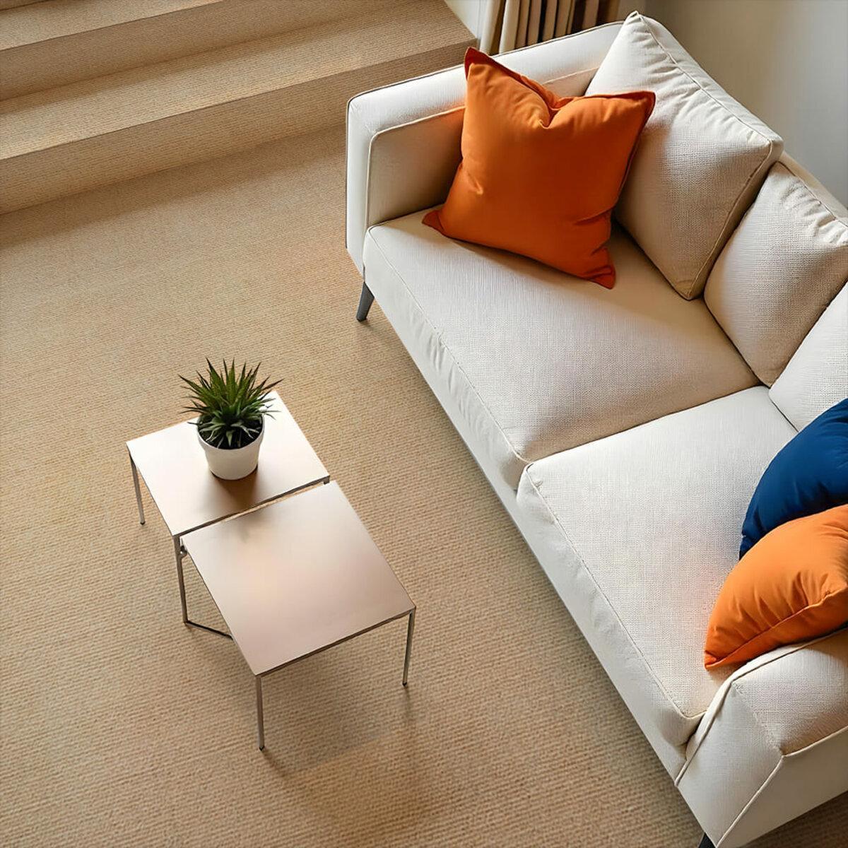 Плитка самоклеящаяся под ковролин в рулоне Бежевый 600х3000мм (SW-00002583) - фото 5 Плитка самоклеящаяся под ковролин в рулоне Бежевый 600х3000мм (SW-00002583) - фото 5