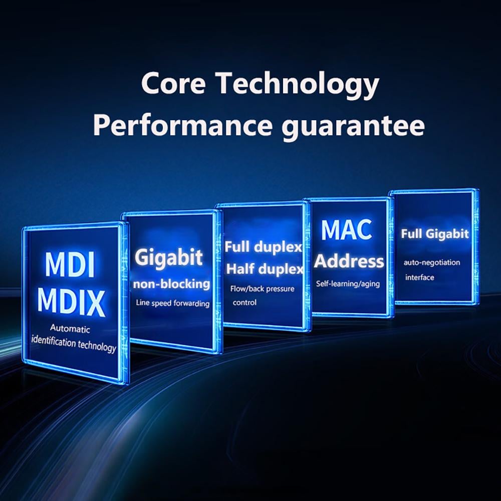 Коммутатор сетевой Ugreen 5-портовый алюминиевый 10 гбит/с Черный (15641EU) - фото 4 Коммутатор сетевой Ugreen 5-портовый алюминиевый 10 гбит/с Черный (15641EU) - фото 4