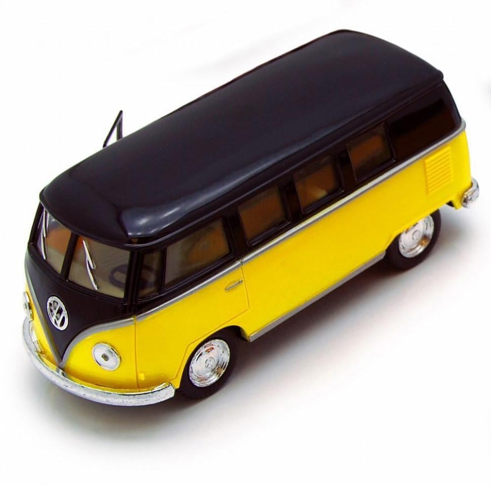 Модель-автобус Kinsmart Volkswagen BUS Желтый