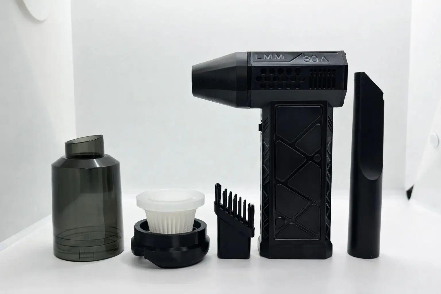 Турбовентилятор Turbo Jet Fan AND XL-1623 2в1 с функцией пылесоса 52 м/с 130 000 об/мин аккумуляторный 8000 мАч Черный