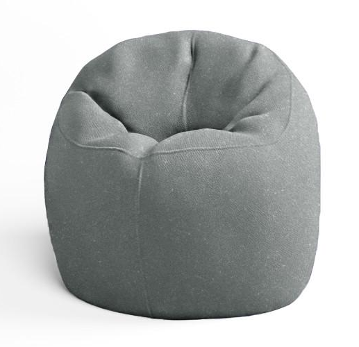 Кресло-мешок SkyPuff Облако GREAT велюр 100 см Off-white (10001042)