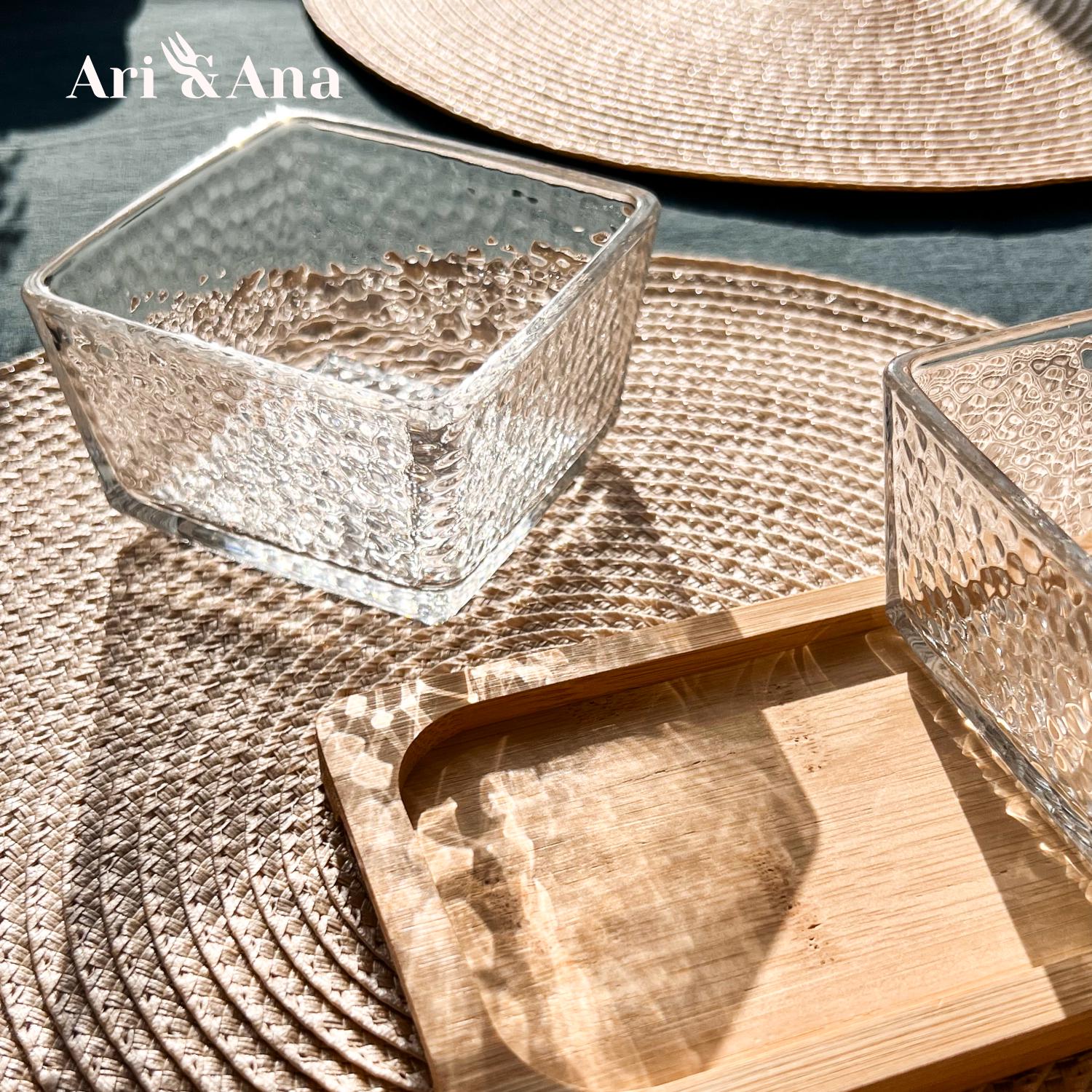 Набір салатників Ari&Ana на бамбуковій підставці піали 2 шт. по 250 мл (25172890) - фото 9