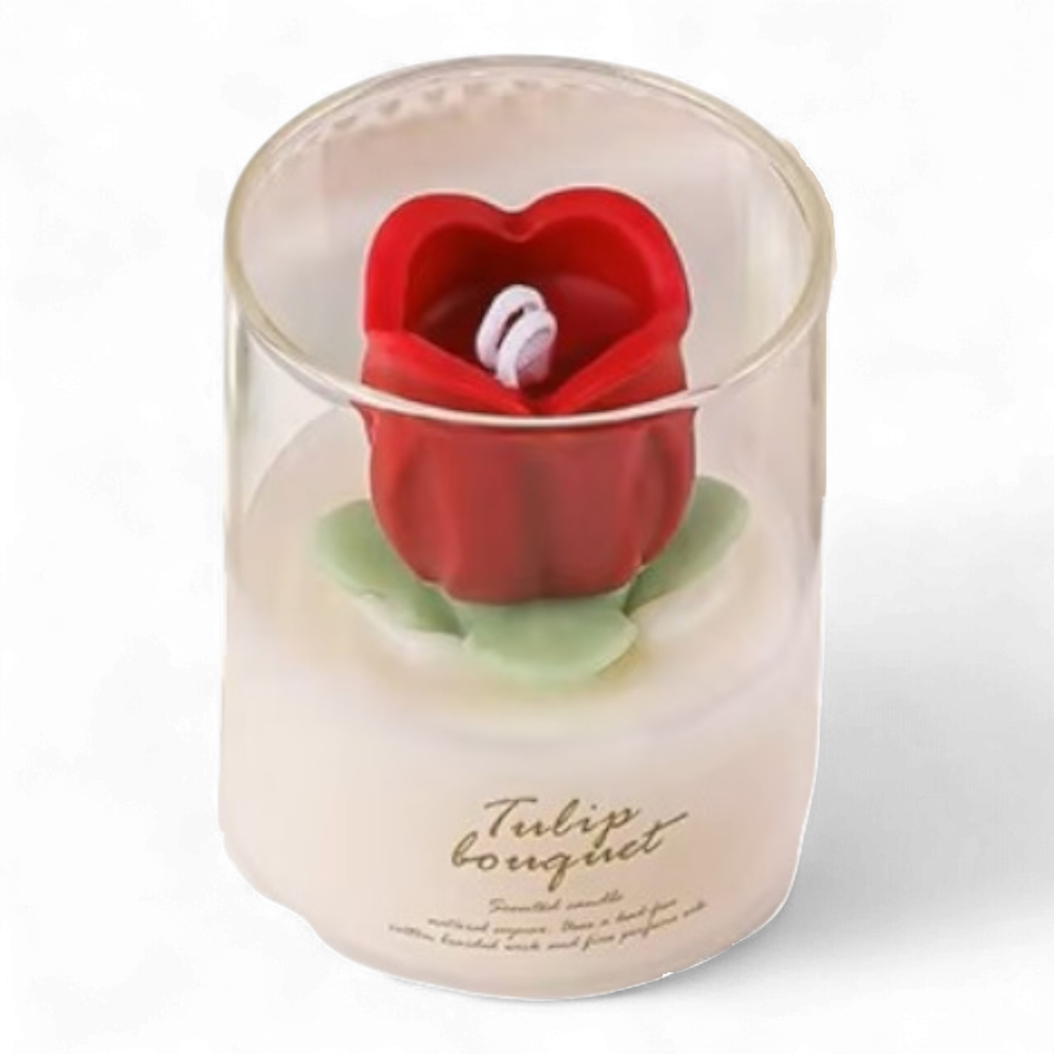 Свеча JYX-576 Tulip в стакане Красный (1013)