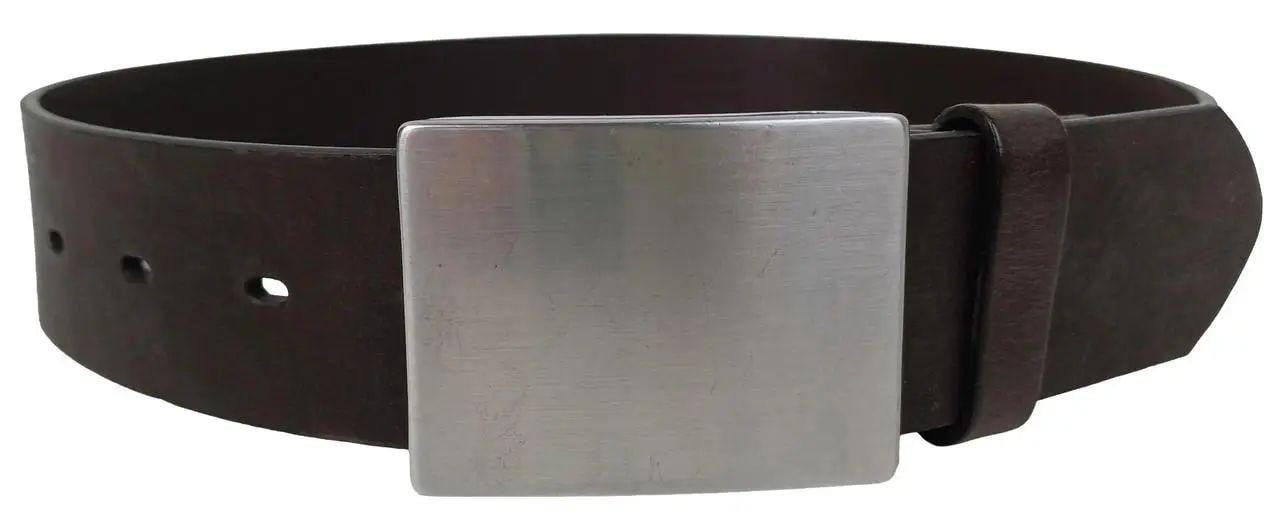 Ремінь жіночий Vanzetti шкіряний під джинси 89х3,8 см Темно-коричневий (RMT157)