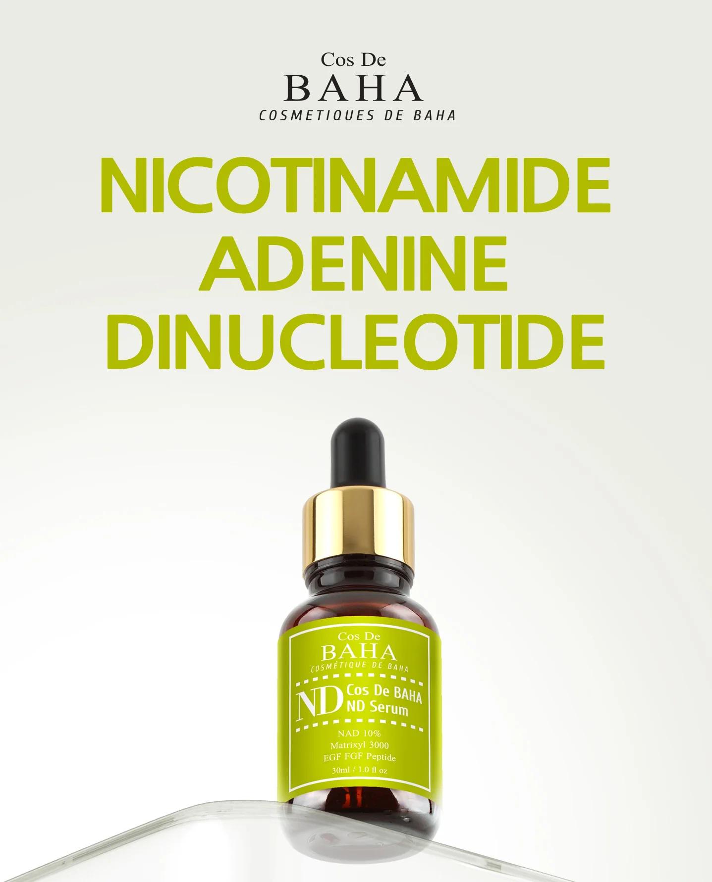 Сироватка для сяйва шкіри Cos de Baha NAD + Radiance Serum з Peptide Complex - фото 2