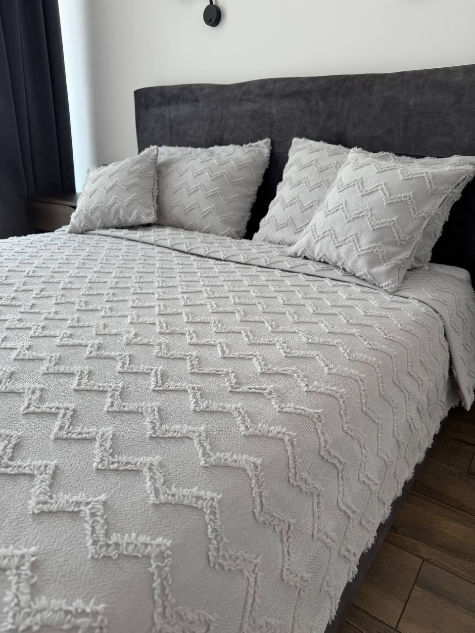 Покрывало Хельга 200x250 см Серый (20774-8-200x250cm) - фото 10