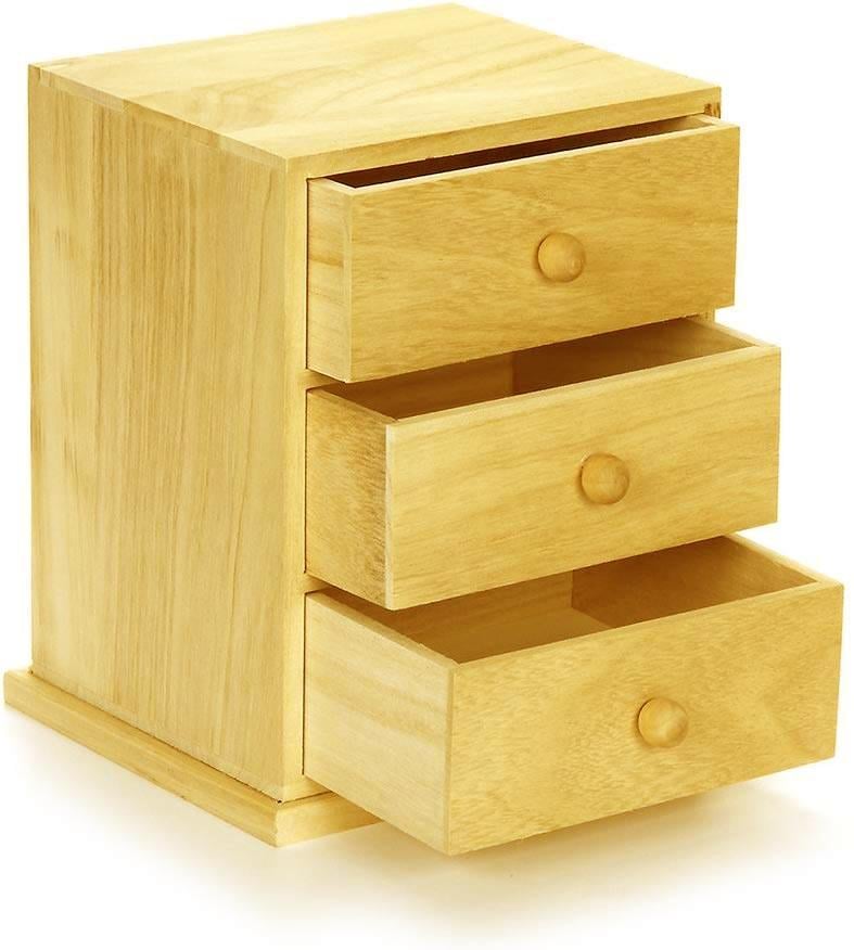 Мини-комод из дерева Лайпис Ваниль (МНК-003102)