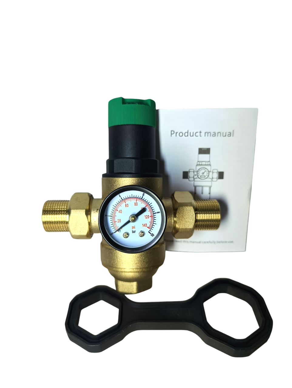 Фільтр Holsmann з редуктором тиску мембранний латунний 1/2" (5110)