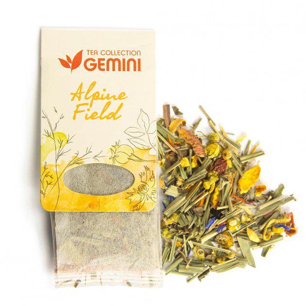 Чай трав'яний пакетований Gemini Tea Collection Alpine Field 15 пакетиків (4820156430249)