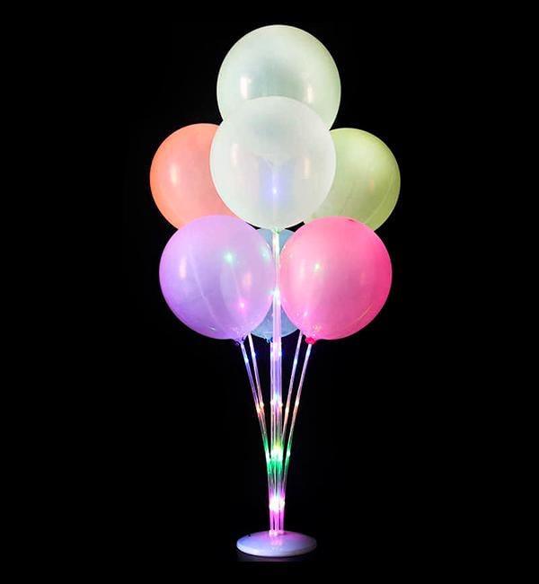 Тримач для повітряних куль розбірний зі світлодіодною стрічкою (415026)