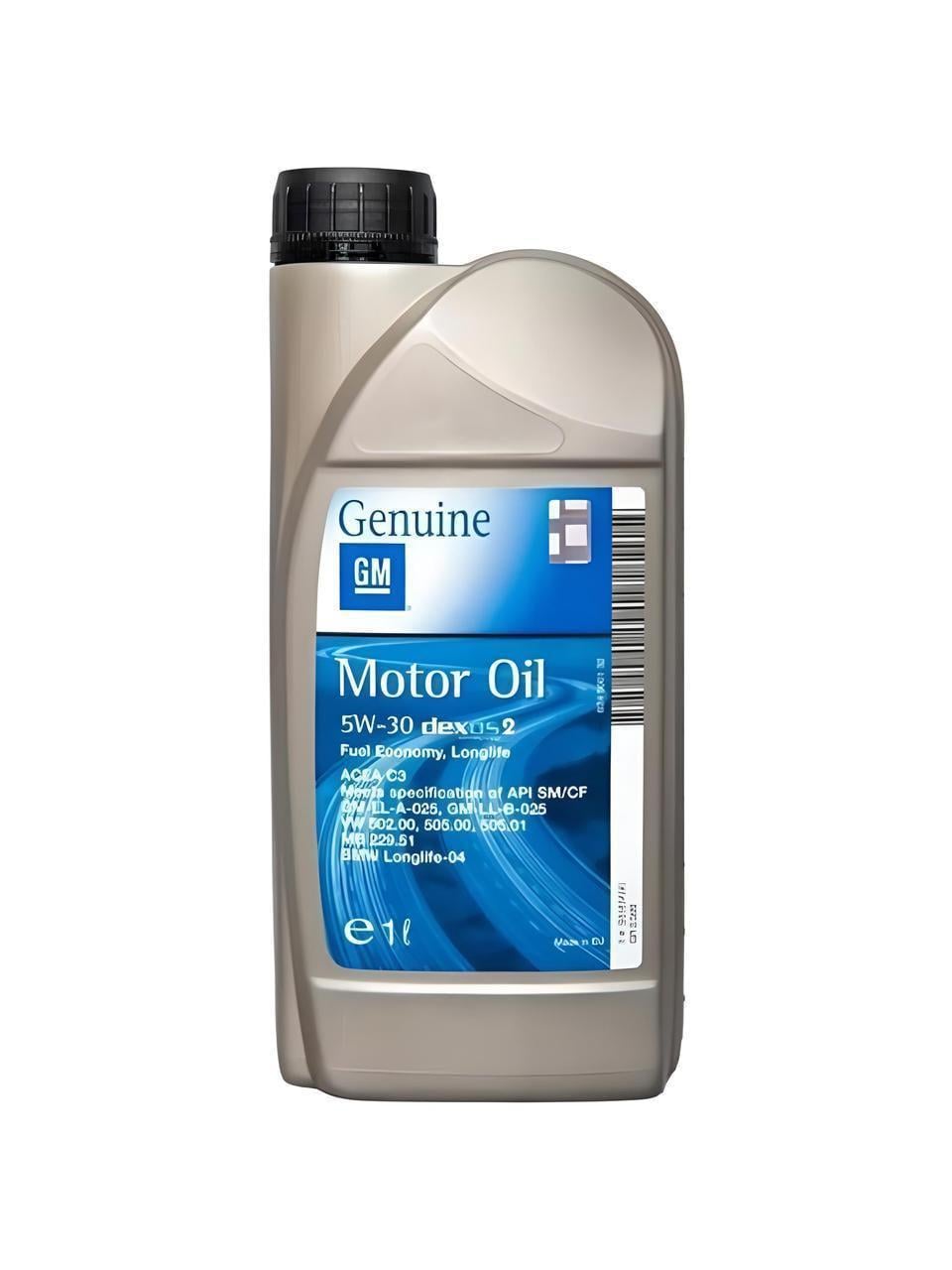 Моторная смазка GM DEXOS 2 5W-30 1 л (3225805348)