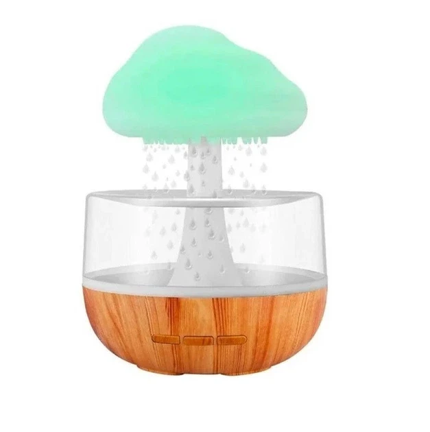 Увлажнитель воздух-ночник Cloud Rain Humidifier 7 режимов подсветки с имитацией дождя (МХ-00008655)