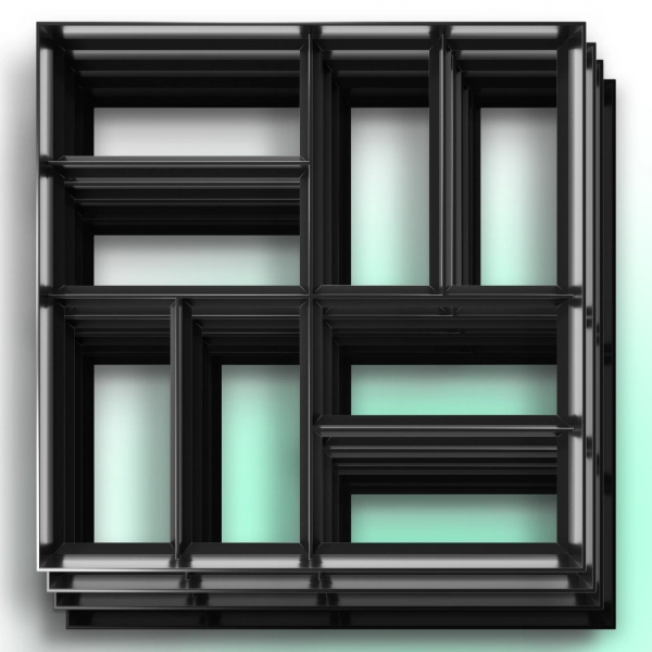 Форма для садової доріжки Верес-2007 Паркет 400х400х40 мм 80 шт. (10804380-3577)