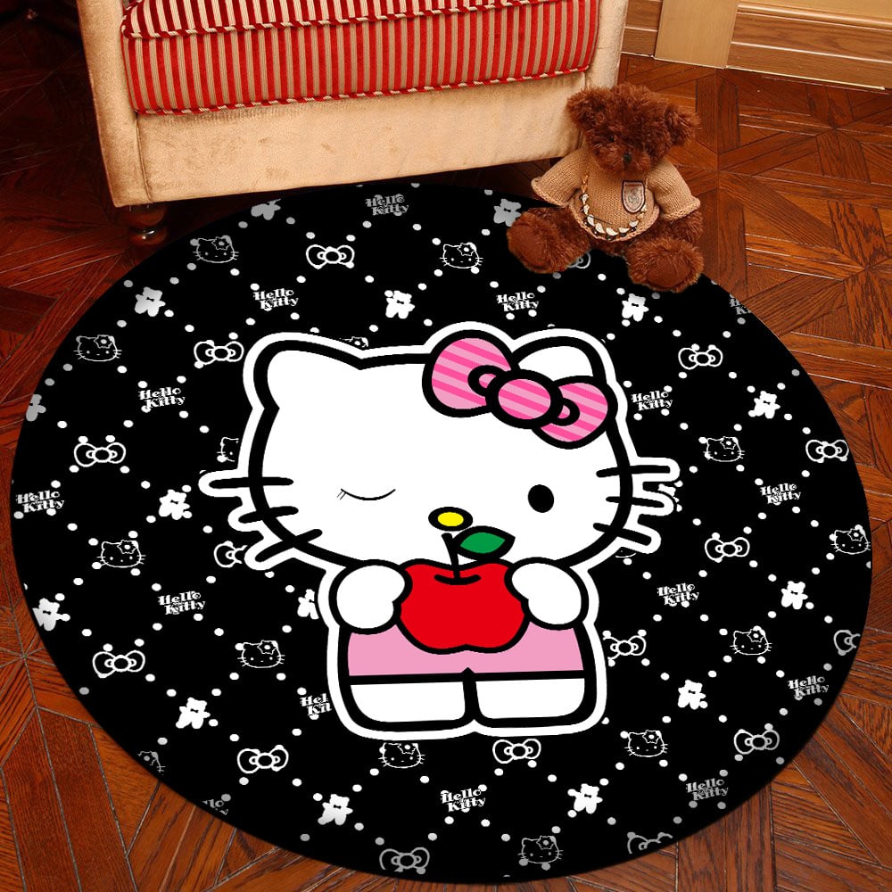 Коврик в детскую комнату Homytex Hello Kitty круглый