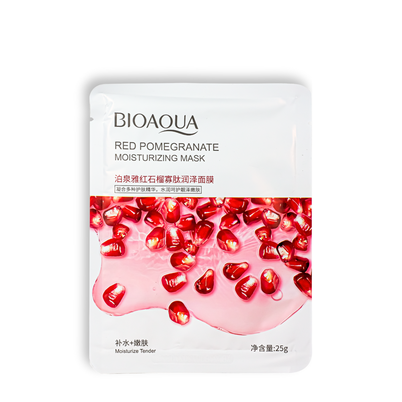 Маска для обличчя зволожуюча Bioaqua Red Pomegranate тканинна 25 г (BQY87228)