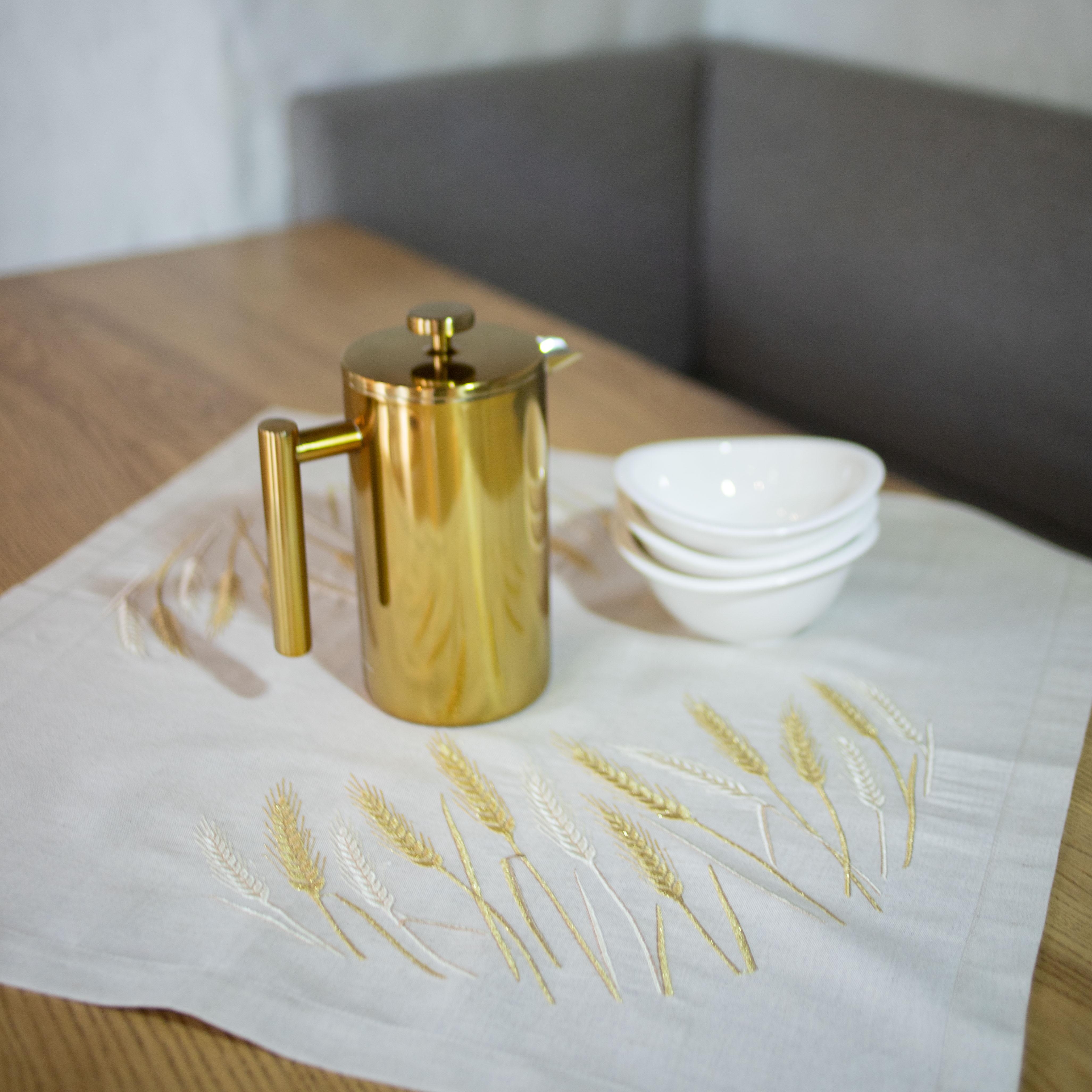 Серветка вишита Пшеничне поле 0,64х0,64 м (363-22/00) - фото 2