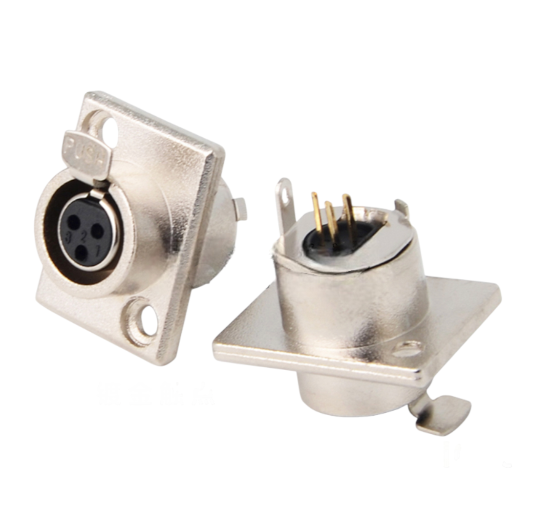 Панельний роз'єм Moco mini XLR SA107-3P 3 контакти з фланцем на 2 отвори для аудіо та світлового обладнання 1 шт. (000049385_1) - фото 5 Панельний роз'єм Moco mini XLR SA107-3P 3 контакти з фланцем на 2 отвори для аудіо та світлового обладнання 1 шт. (000049385_1) - фото 5