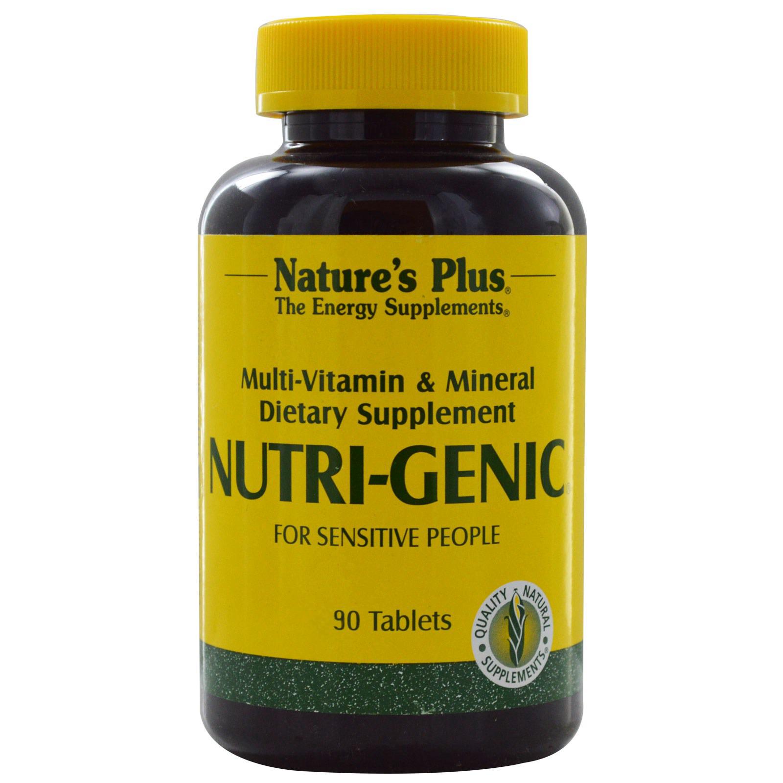 Мультивитамины Nutri-Genic Natures Plus для поддержания енергии 90 таблеток (NTP3045)