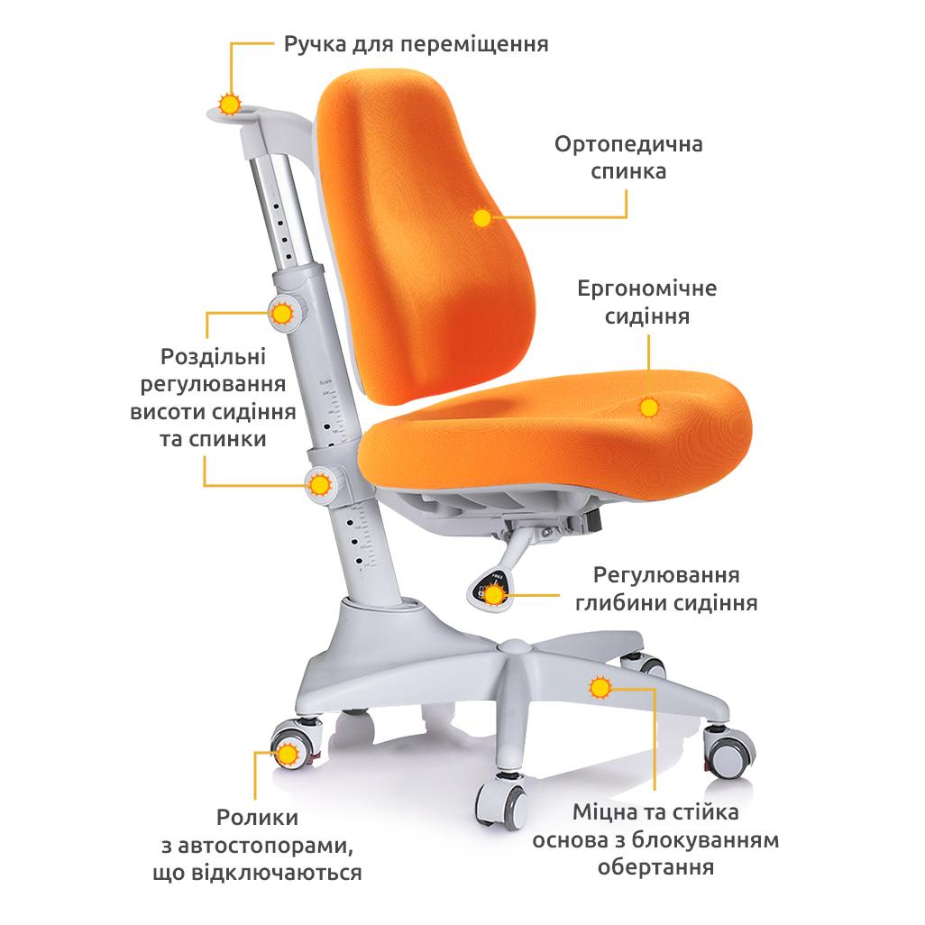 Детское кресло Mealux Match base Оранжевый (Y-528 KY) - фото 3