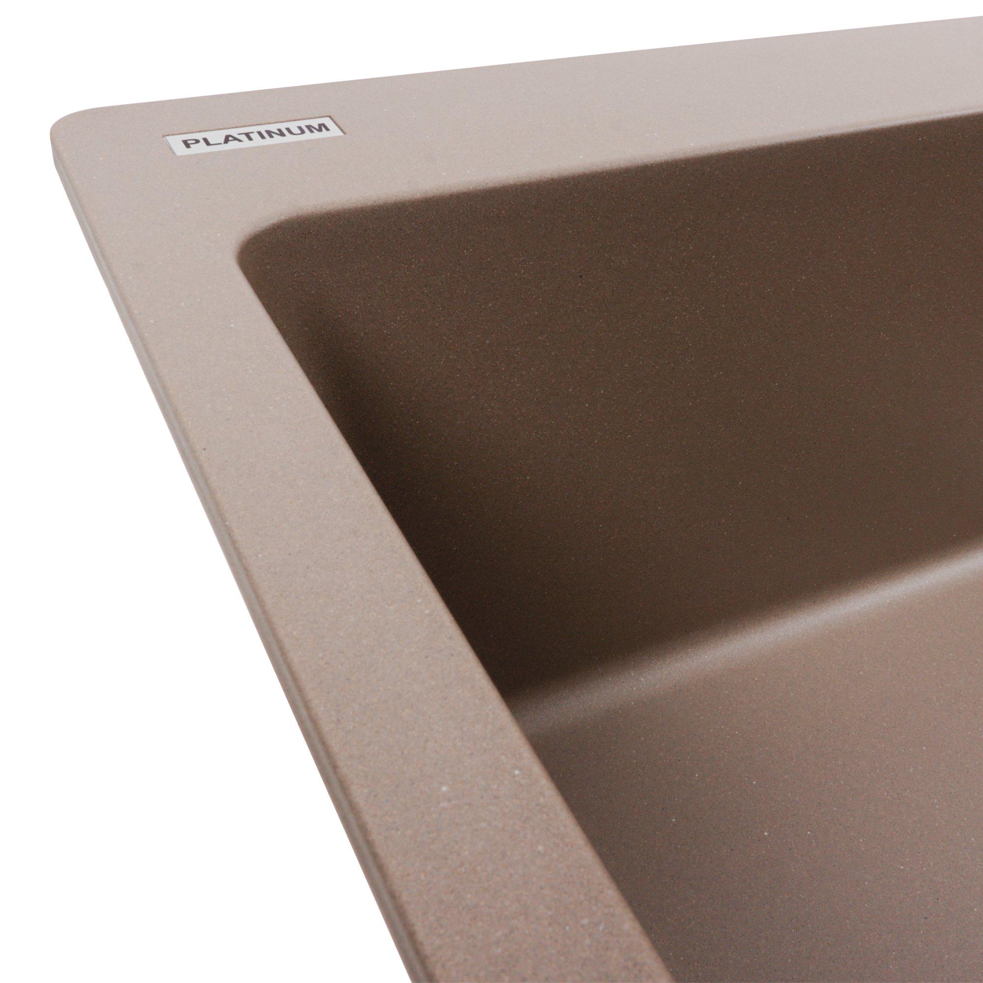 Мойка для кухни гранитная Platinum 7850 Bogema матовая Дюна - фото 4 Мойка для кухни гранитная Platinum 7850 Bogema матовая Дюна - фото 4