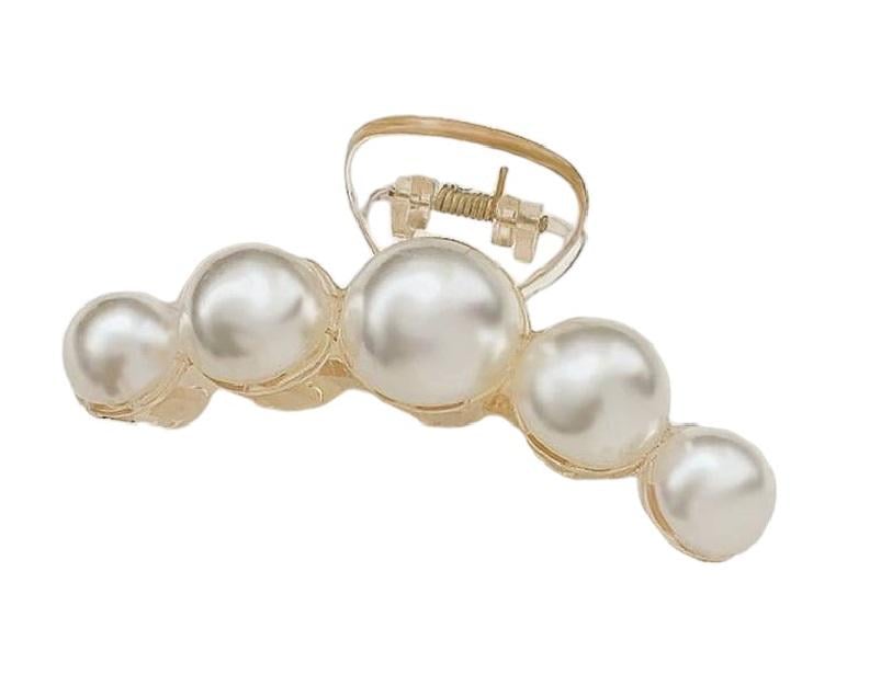Крабик ANbeauty Pearl для волосся 10 см Молочний (AN0103118)