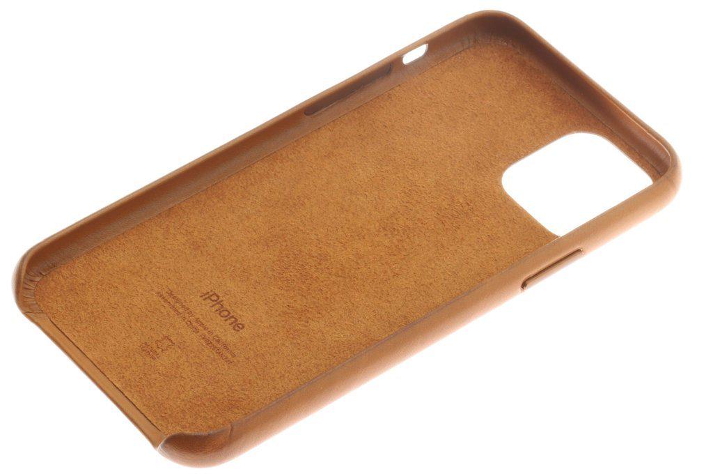 Чохол накладка шкіряний Leather Case MWYD2ZM/A для Apple Iphone 11 Pro (5.8") Saddle Brown - фото 8