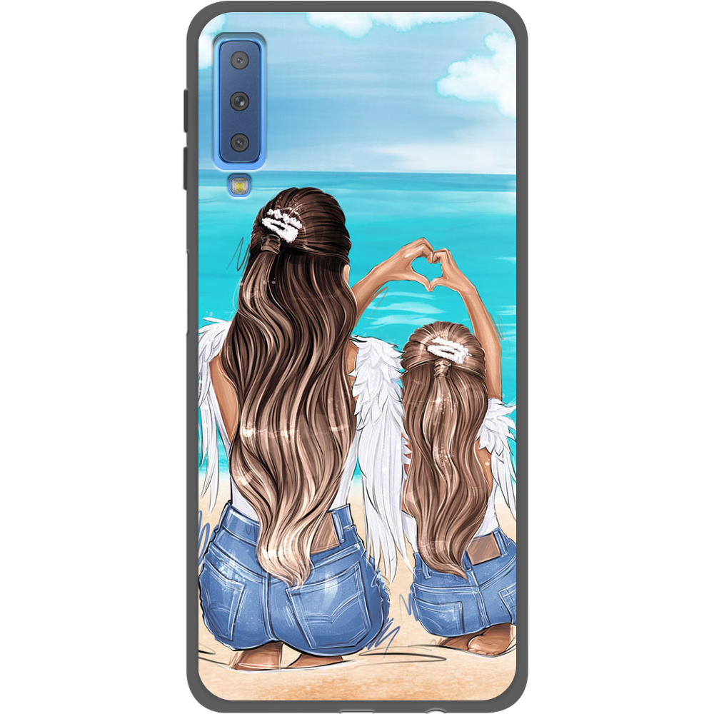 Чехол Boxface Samsung A750 Galaxy A7 2018 Family Vacation Черный силикон (35481-up2380-35597)