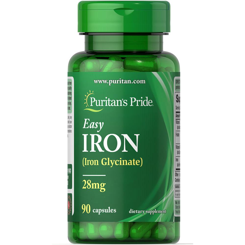 Натуральная добавка Easy Iron 28 mg 90 capsules (100-60-6282109-20)