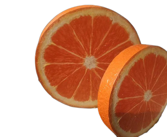 Пенопластовая частичка мандарина окрашенная 25 см (056358)