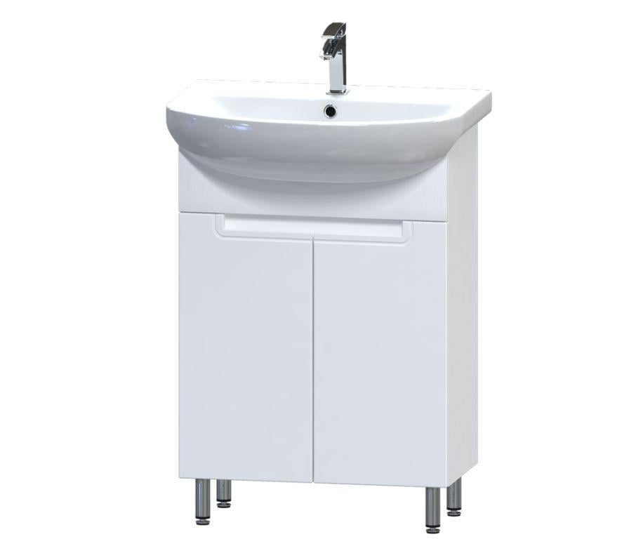 Тумба с умывальником напольная Aquarius SIMPLI AQ-U1112464732 60x82x44 см Белый (152736)