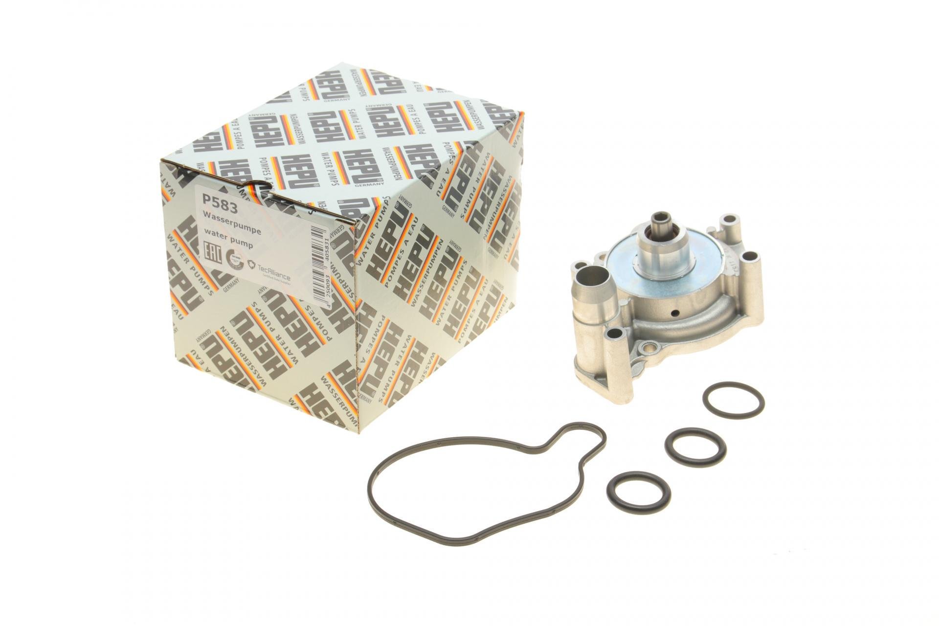 Помпа води Hepu Audi Q7/VW Touareg 3.0/4.2 TDI/FSI 06-15 (P583)