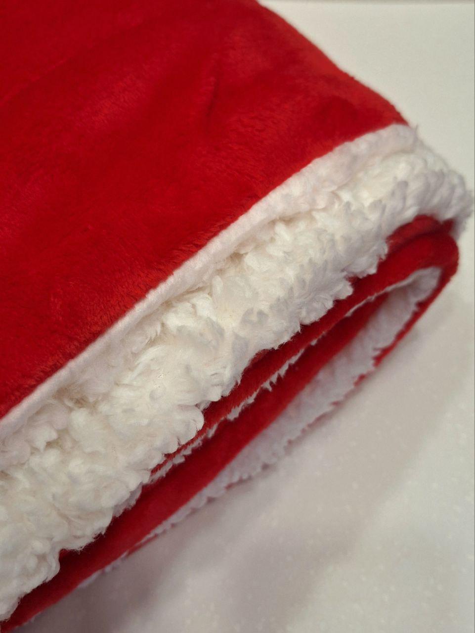 Плед двухсторонний MIULEE на овчине 150x200 см Красно-белый (1754) - фото 4 Плед двухсторонний MIULEE на овчине 150x200 см Красно-белый (1754) - фото 4