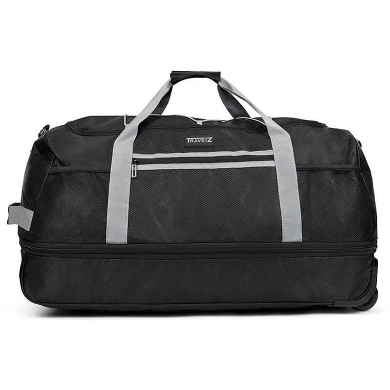 Дорожная сумка на колесах TravelZ Wheelbag Doubleloader 80 л Foldable Black (931069)