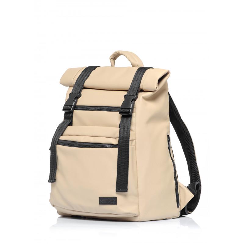 Рюкзак ролл Sambag унисекс RollTop LTT 41x30x16 см Бежевый - фото 2