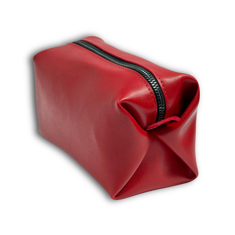 Косметичка з екошкіри Gorillas Accessories Лаура гладка Червоний (FR36)