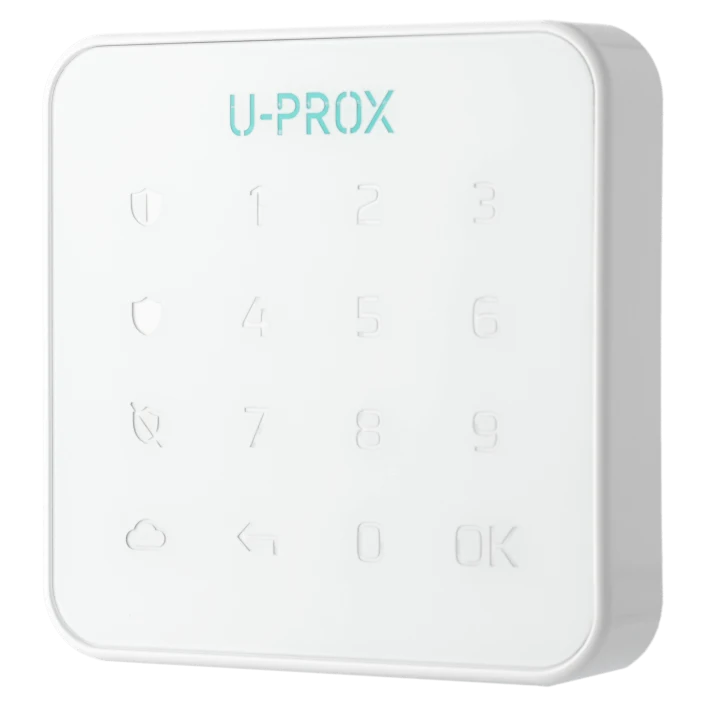 Клавиатура сенсорная U-Prox Keypad G1 868 МГц для охранной системы Белый (636115)