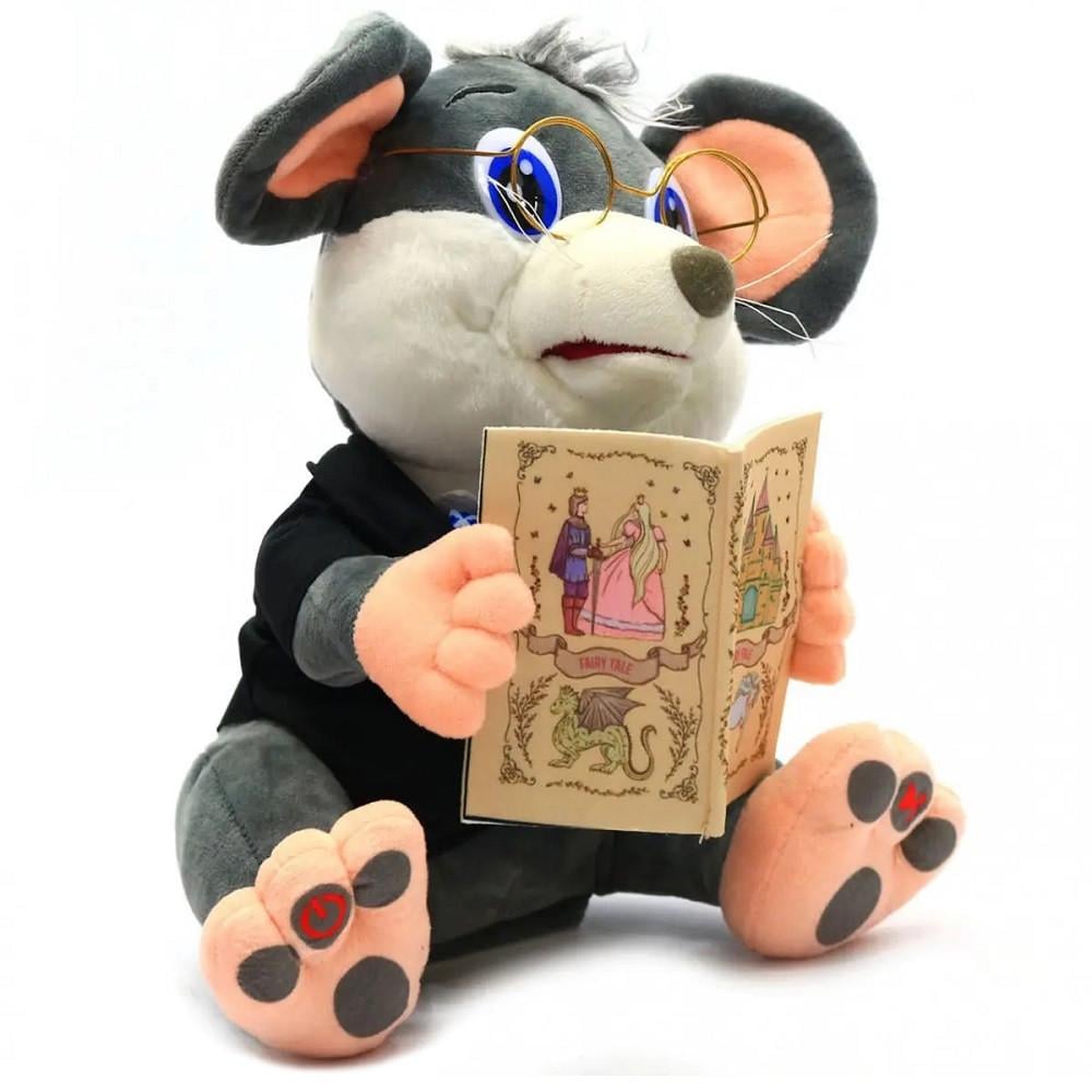 Интерактивная игрушка мягкая Країна Іграшок Сказочник Мышонок на украинском языке (30101134)