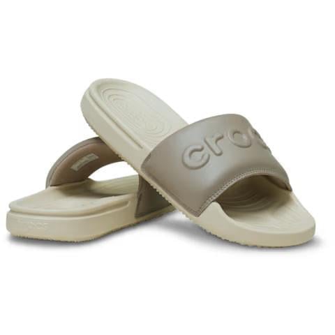 Шльопанці жіночі Бежеві Crocs Women's Crocs All Day Slide Taupe р. 39-40 Бежевий (19329)