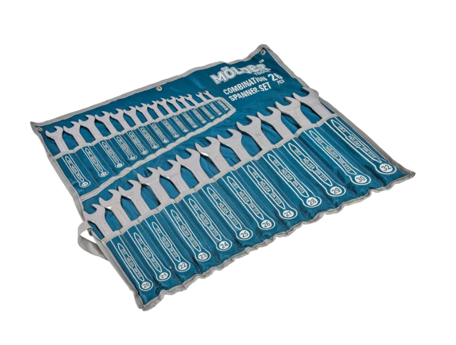 Набор ключей комбинированных Molder MT58126 CR-V 6-32 мм 26 шт. (MT58126) Набор ключей комбинированных Molder MT58126 CR-V 6-32 мм 26 шт. (MT58126)