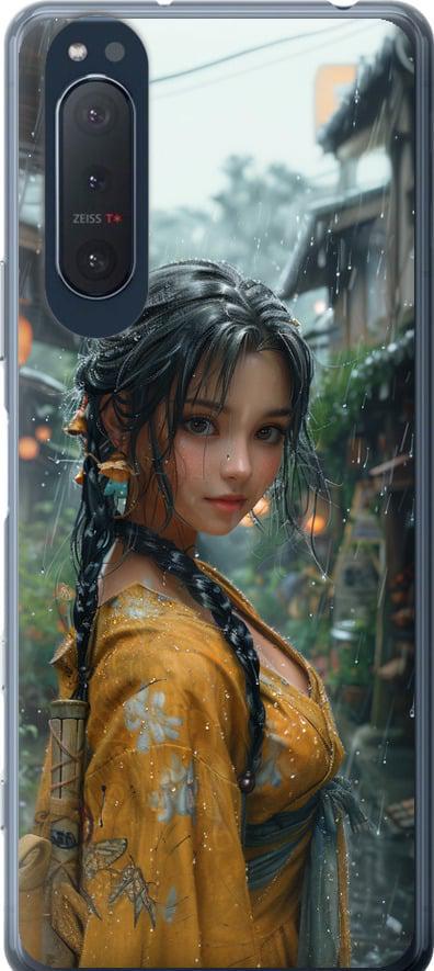 Чехол на Sony Xperia 5 II Anime-girl (6133t-2258-42517) Чехол на Sony Xperia 5 II Anime-girl (6133t-2258-42517)