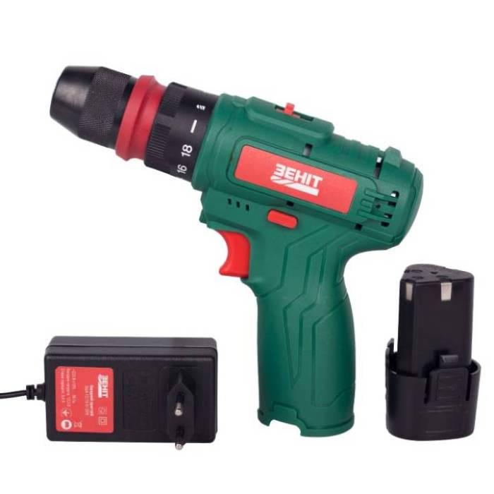 Шуруповерт акумуляторний Зеніт ЗША-12/15 S1 DFR 1500 mAh Green (853787) - фото 2 Шуруповерт акумуляторний Зеніт ЗША-12/15 S1 DFR 1500 mAh Green (853787) - фото 2