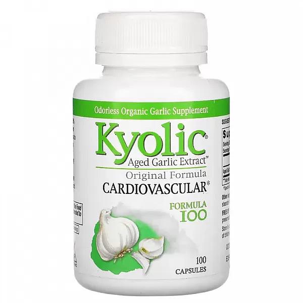 Часник Kyolic Aged Garlic Extract Cardiovascular Formula 100 Caps