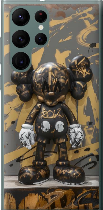 Чехол на Samsung Galaxy S22 Ultra Bronze kaws (6097u-2500-42517)