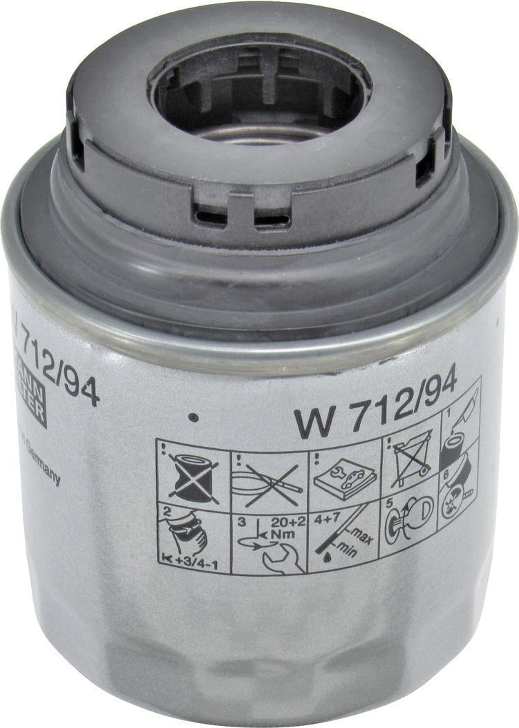 Фільтр масляний MANNVW Passat з 07-10 р.в. 1.4TSI W712/94 03C115561D03C115561H