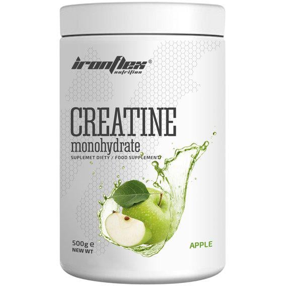 Креатин моногідрат IronFlex Creatine Monohydrate 500 г 200 порцій Apple