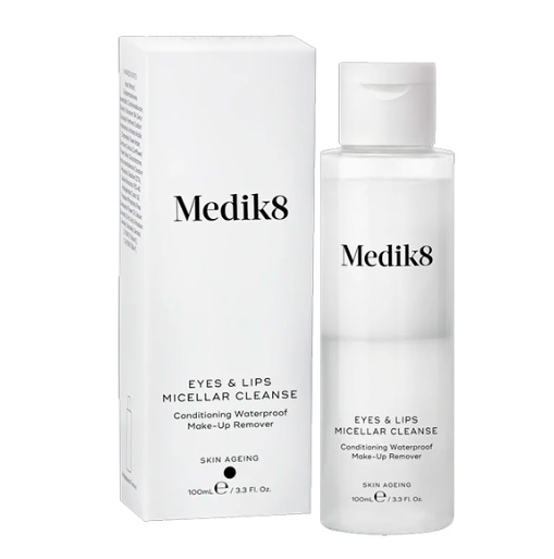 Засіб для зняття макіяжу Medik8 Eyes&Lips Micellar Cleanse трифазний міцелярний 100 мл (65881147)